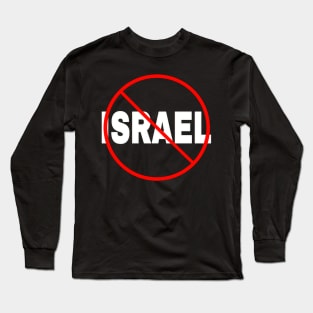 🚫Israel - White - Front Long Sleeve T-Shirt